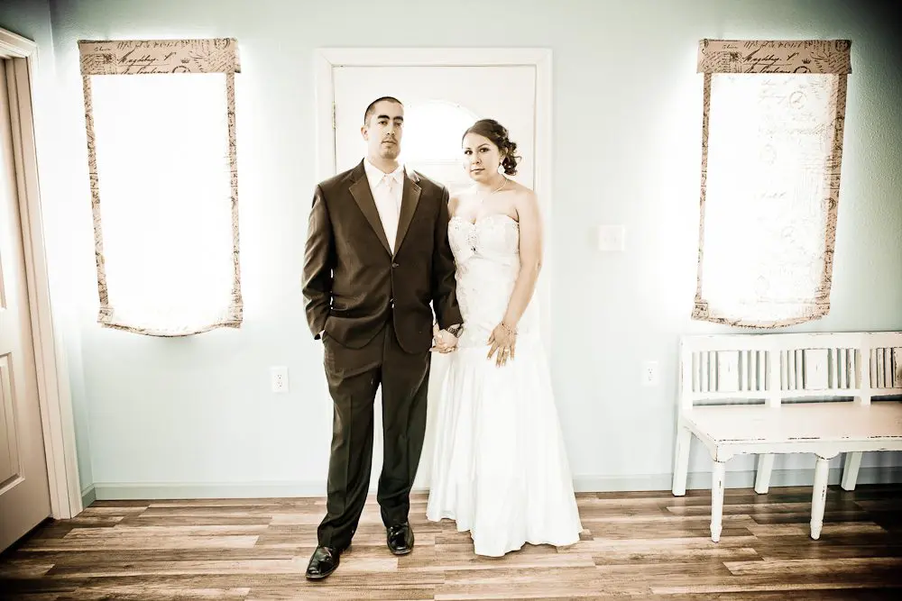 the bride and groom before the wedding
