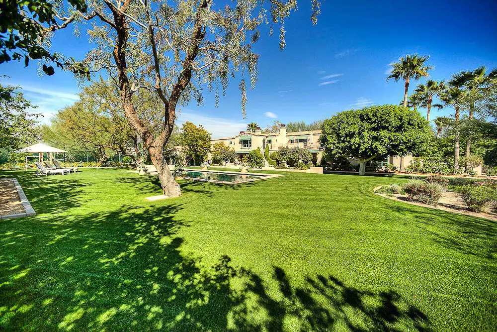 view from the corner of the property