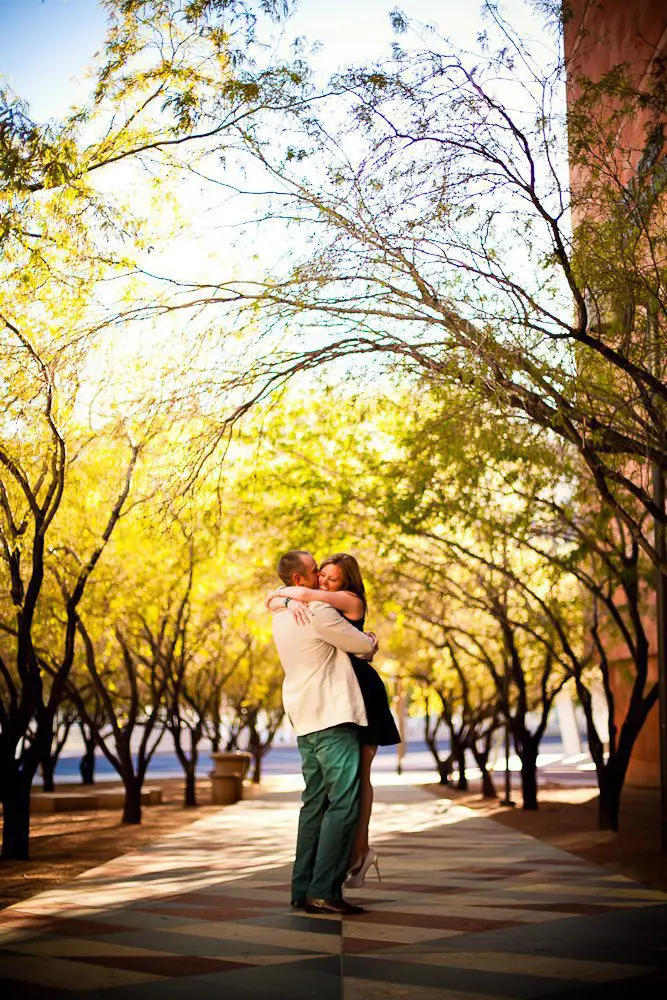 dancing in the park
