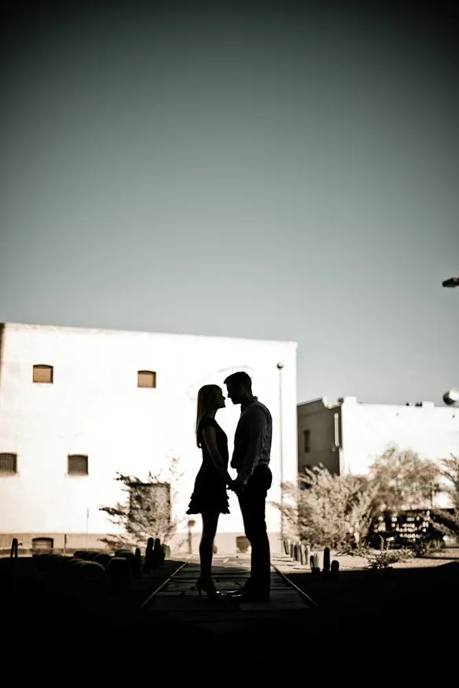 silhouette shot