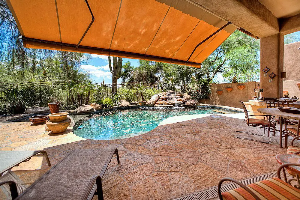 phoenix real estate photography back patio