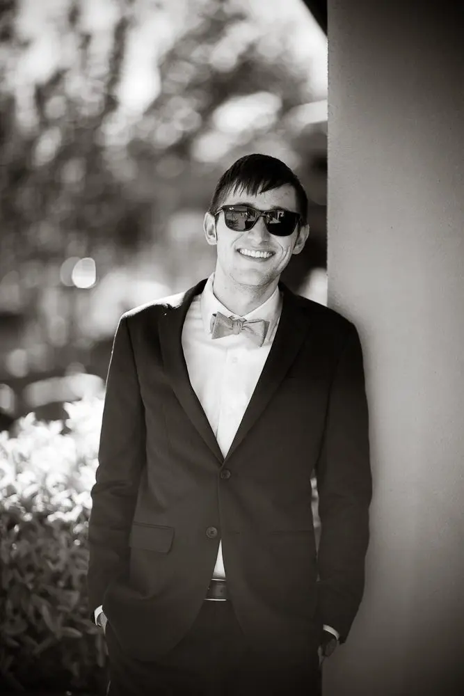 Groom before the wedding