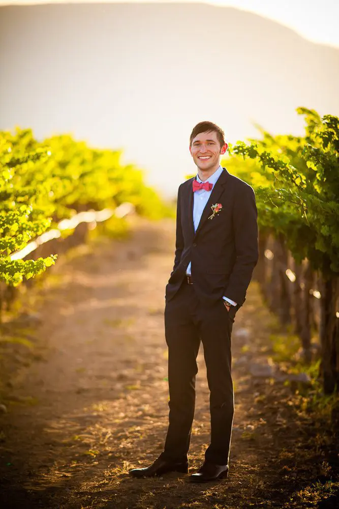 full length groom portrait