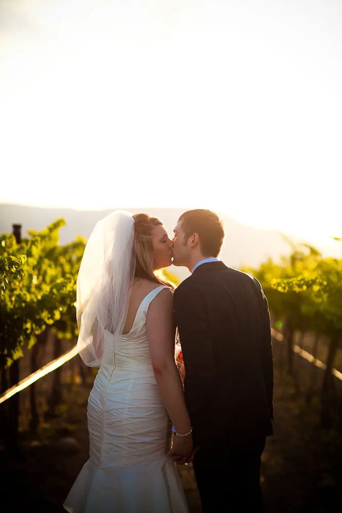 kissing portrait