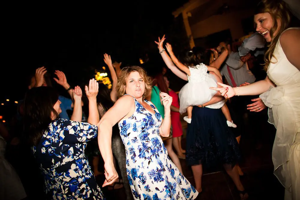 dancing at the reception