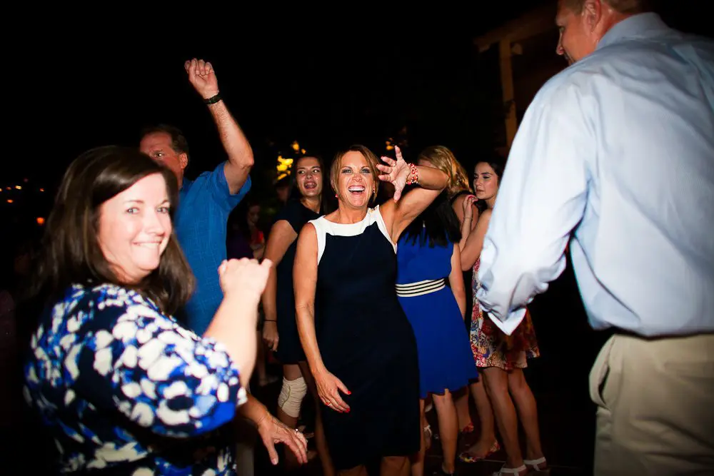 the wedding reception