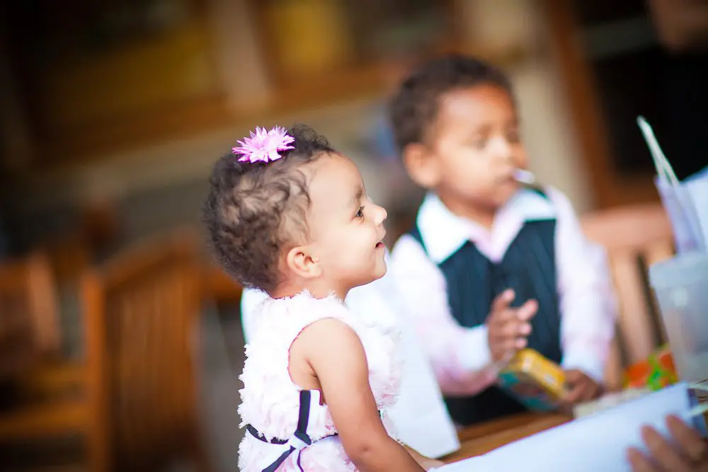 kids at the wedding