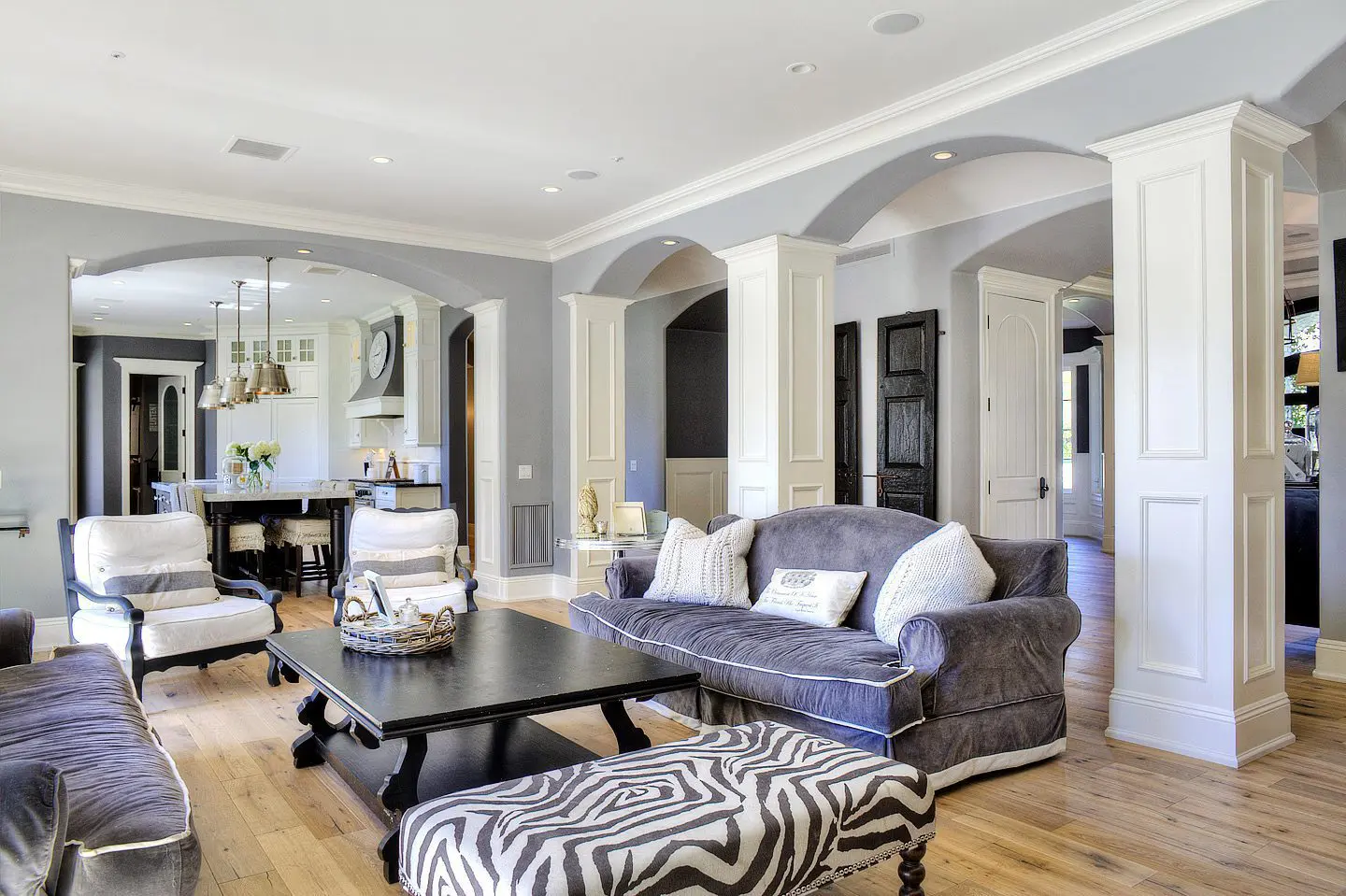 family room architectural shot