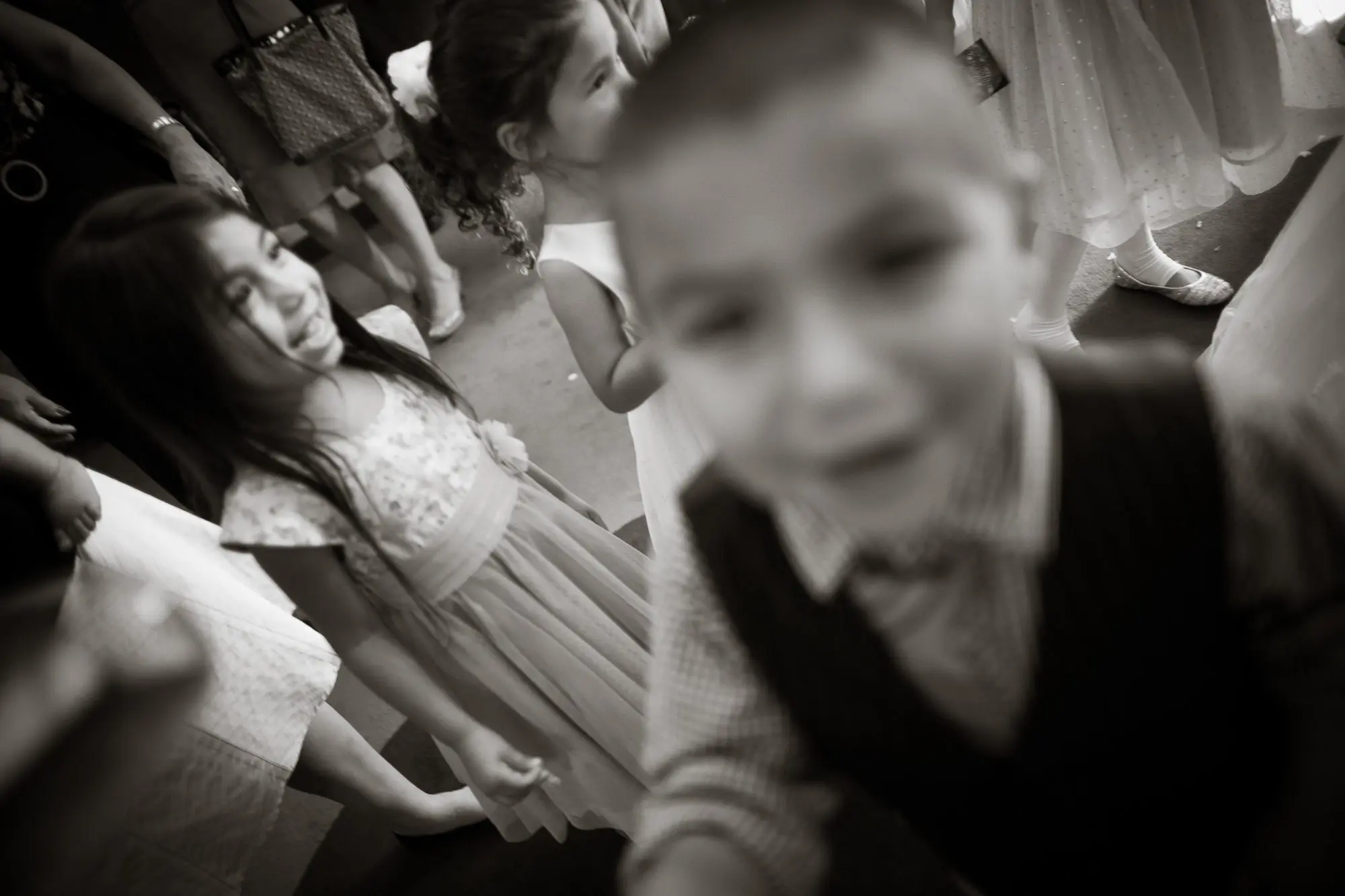 children at the wedding