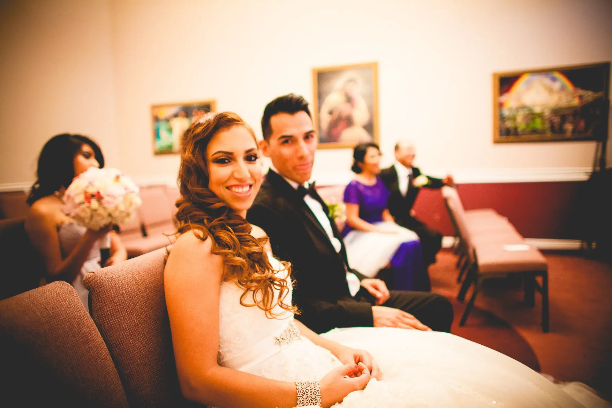 about to sign the marriage certificate