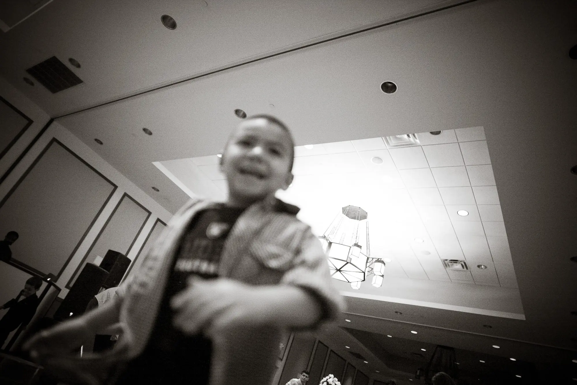 kids playing at the wedding