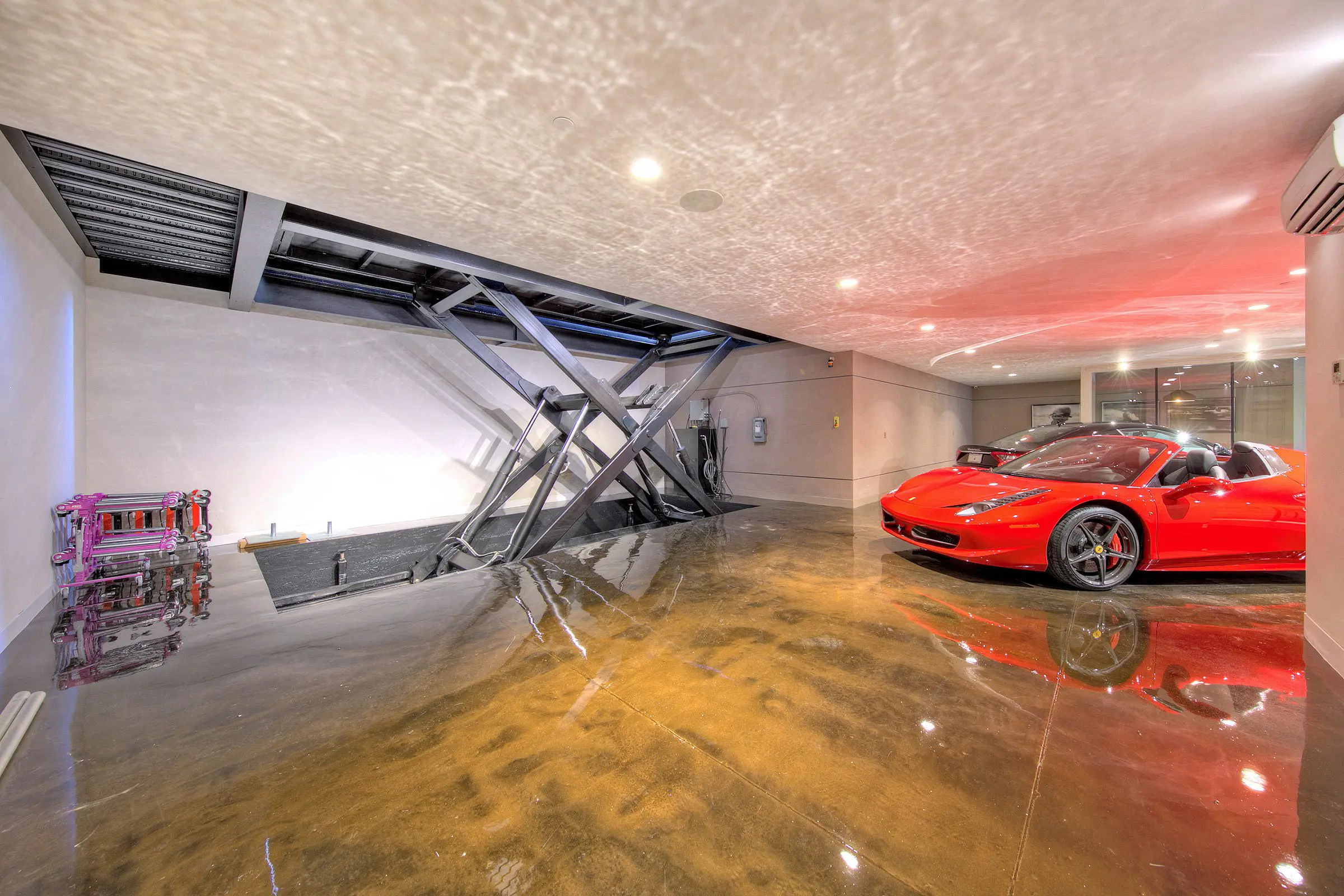 car elevator in home