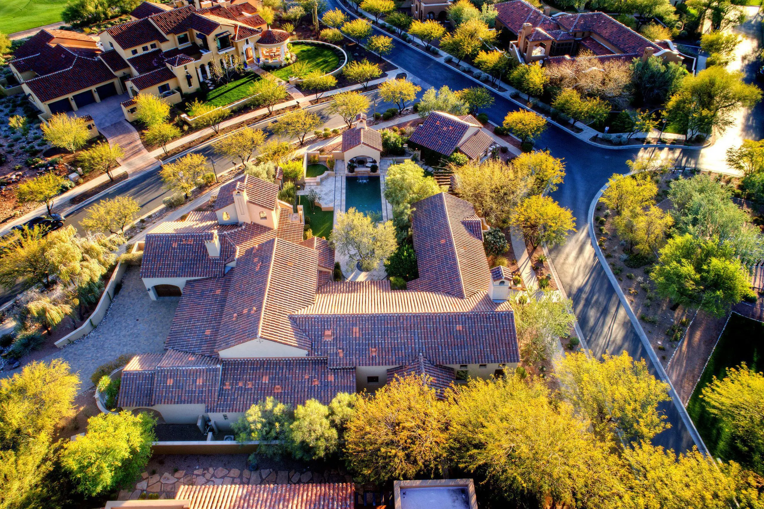 Real estate aerial scottsdale