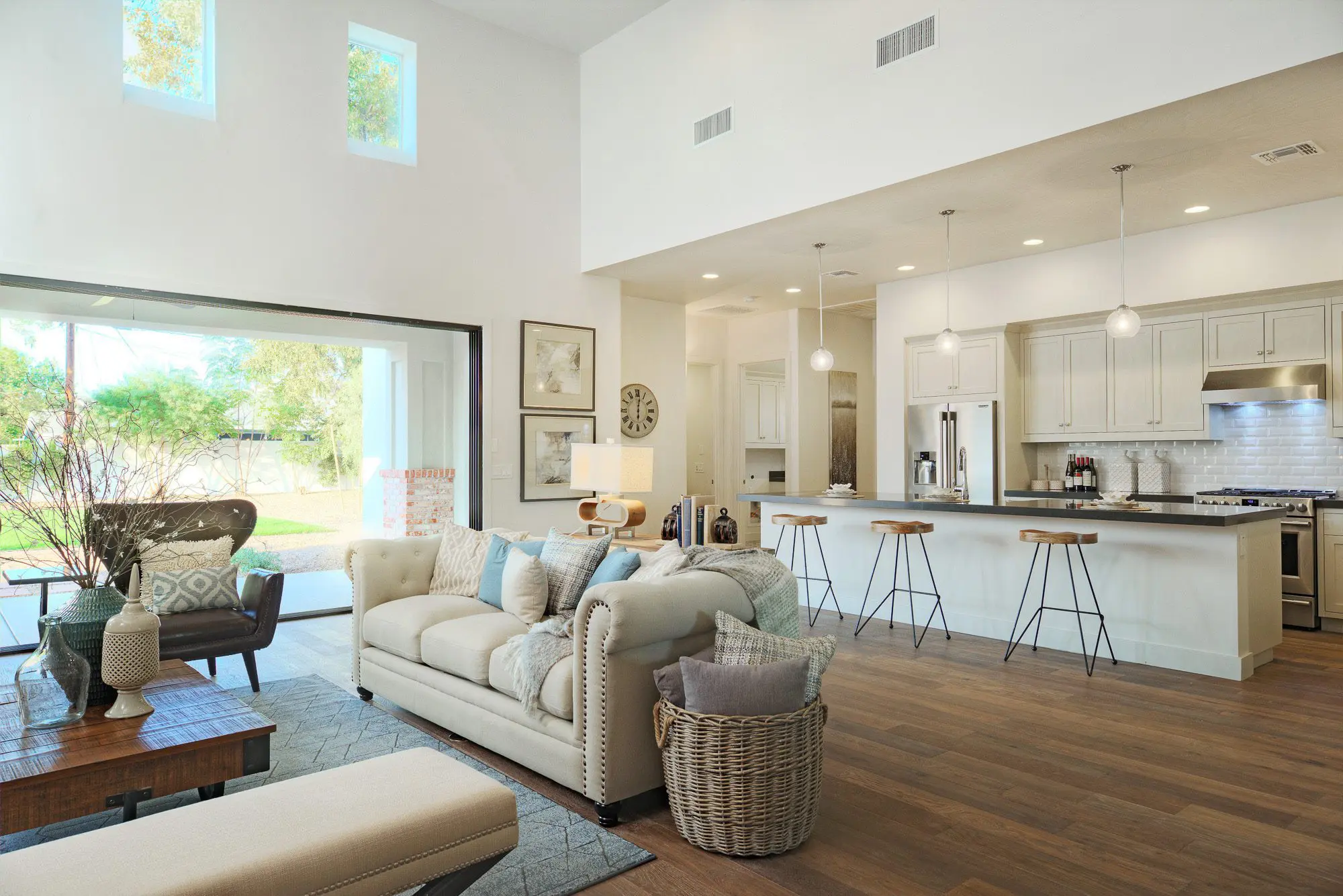 Living room kitchen