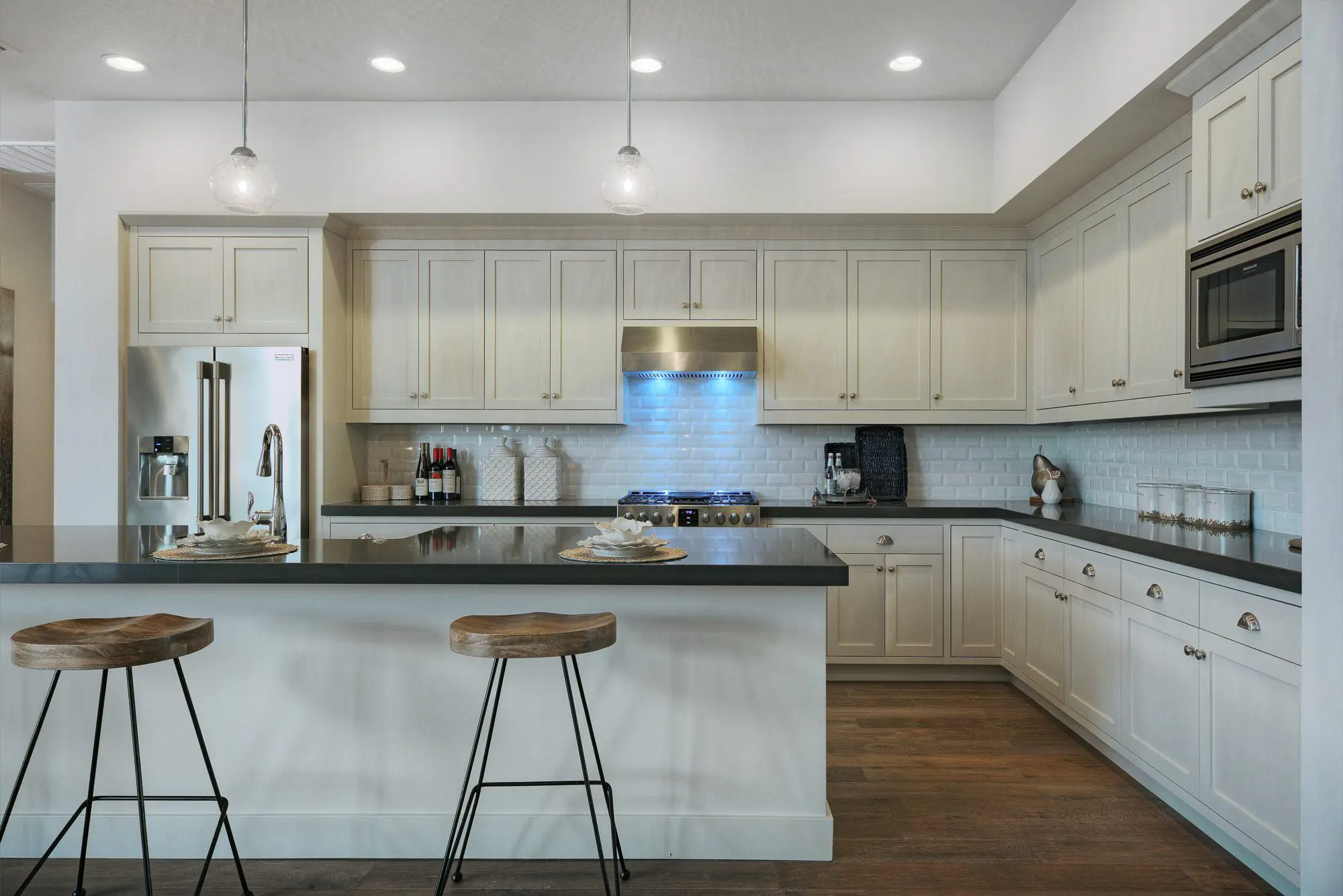 modern kitchen shot