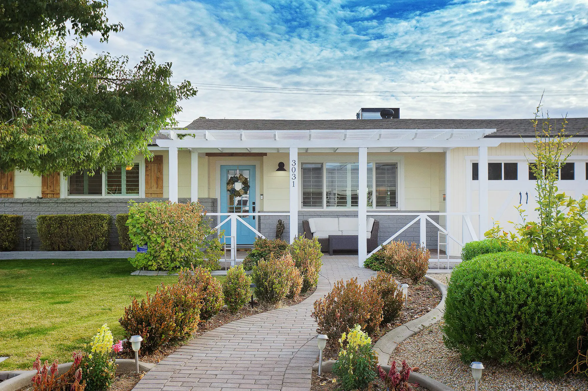 path to front door
