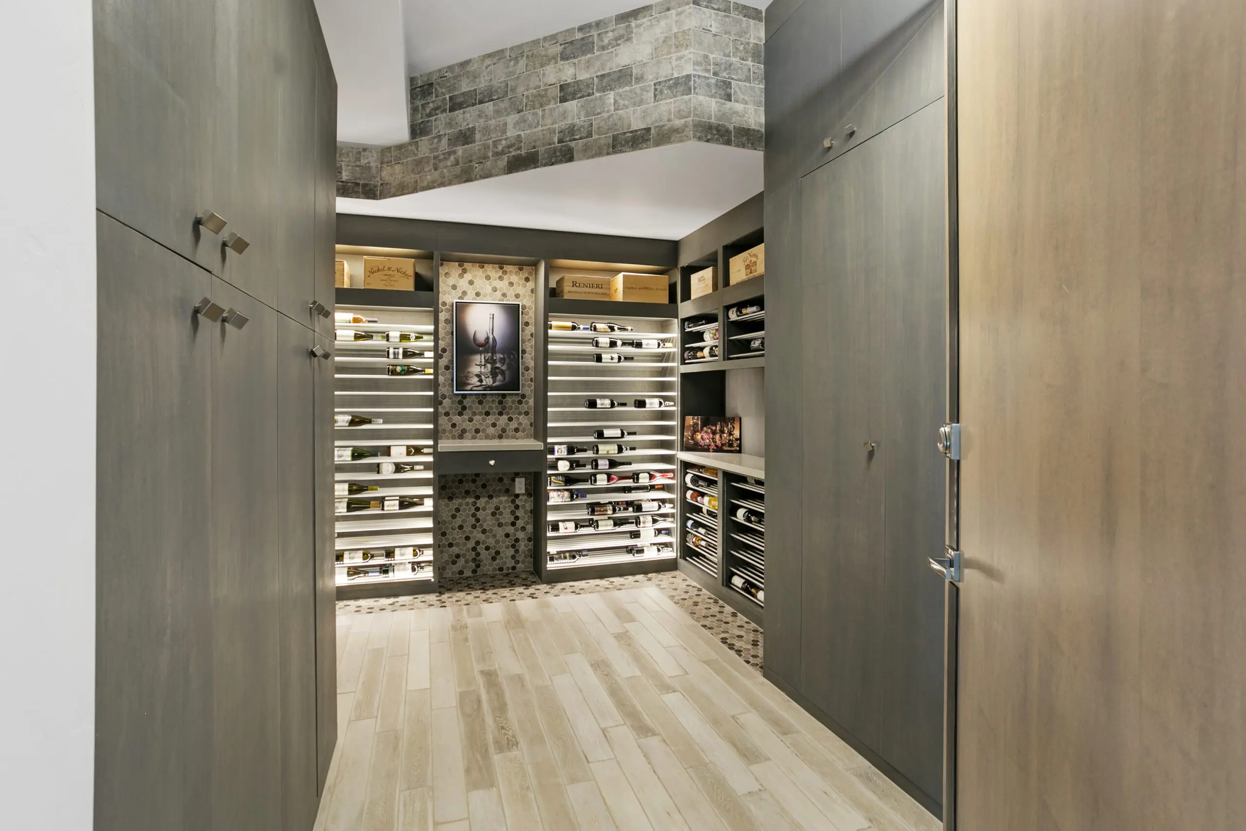 Custom wine cellar in Payson Arizona luxury real estate home