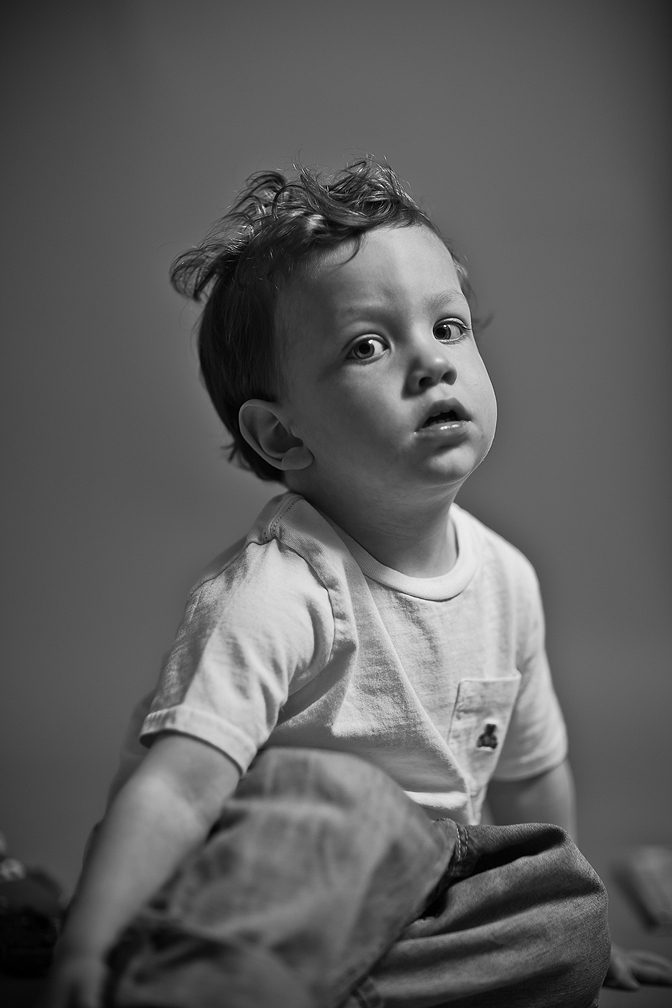 child getting tired during portrait session