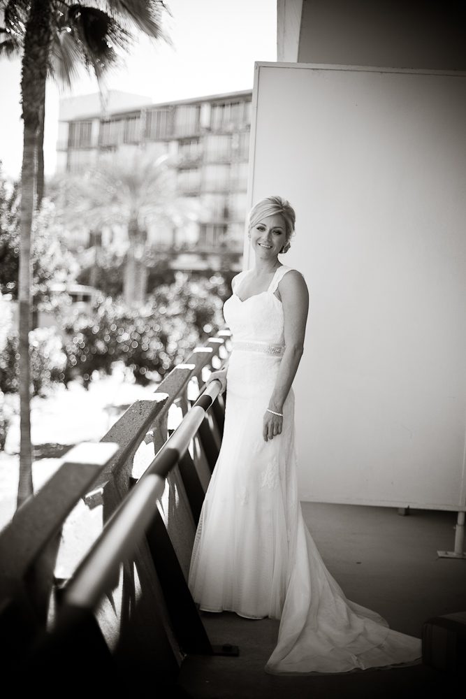 bride portrait at the hotel valley ho