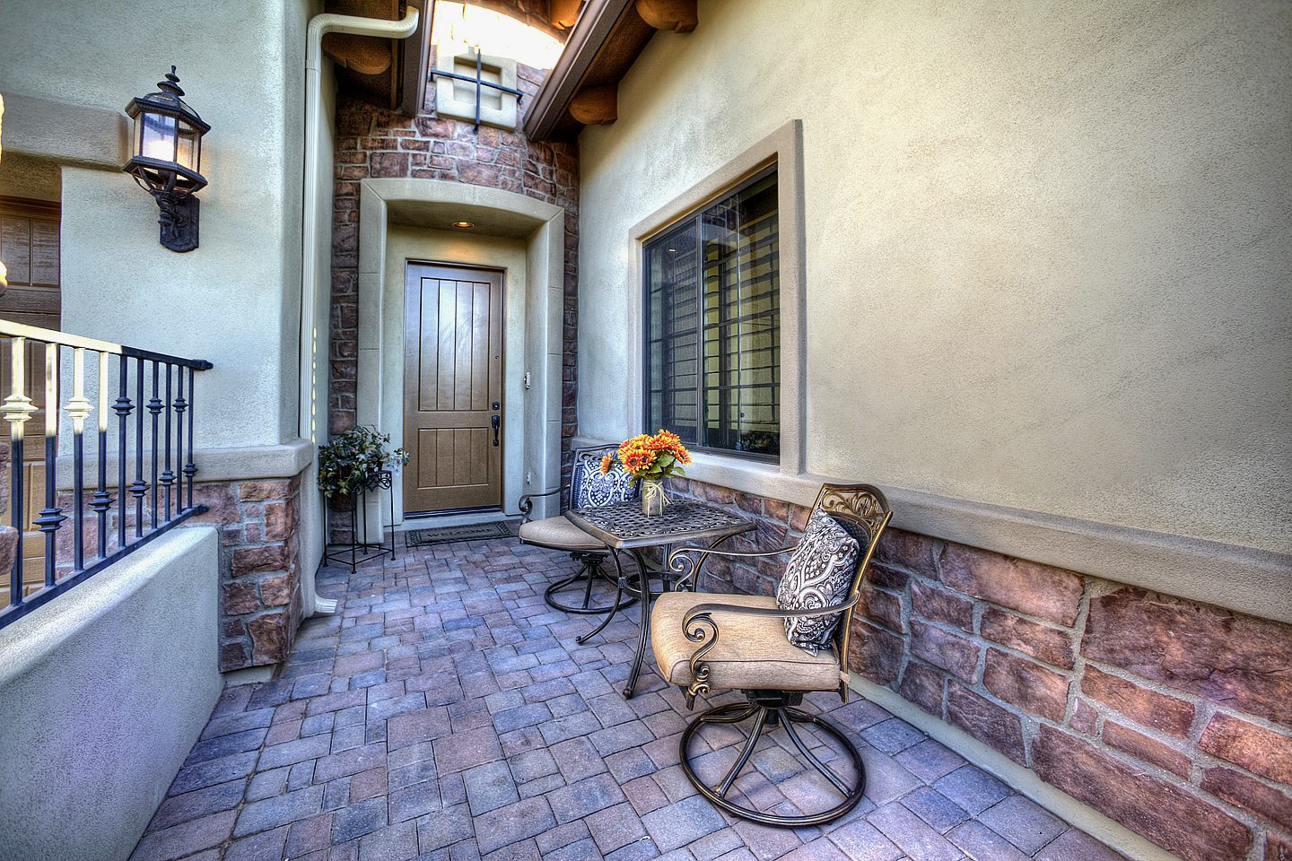 private front patio