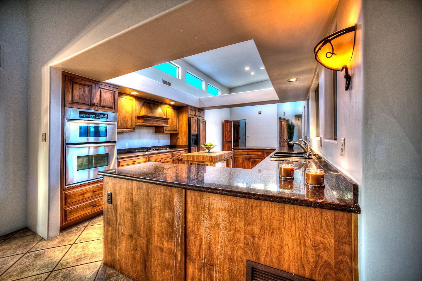 great wood in kitchen