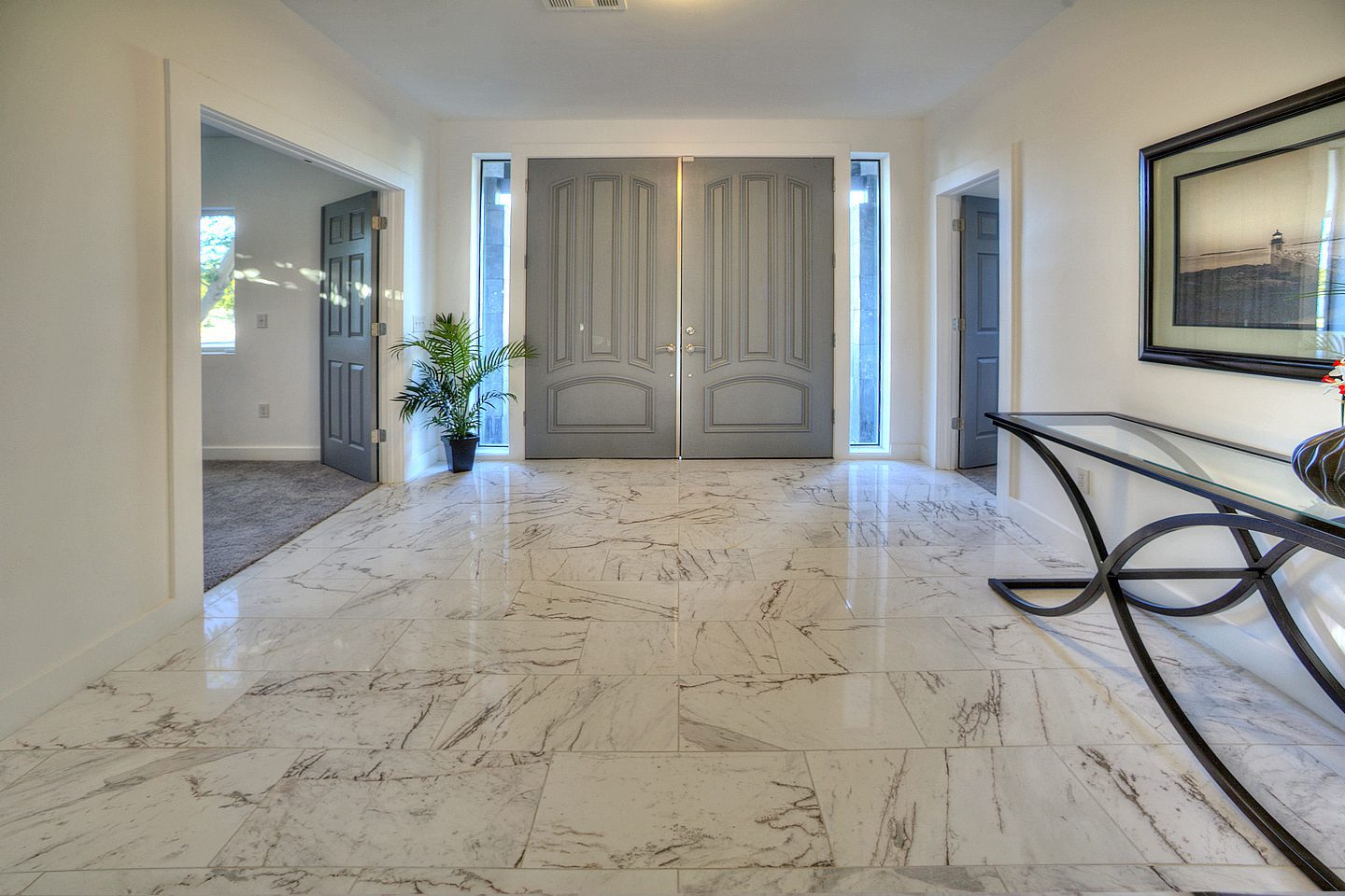 front door marble