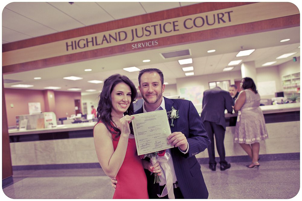 they got the marriage license