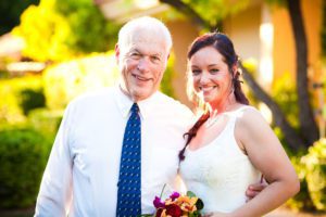 bride and father of the groom