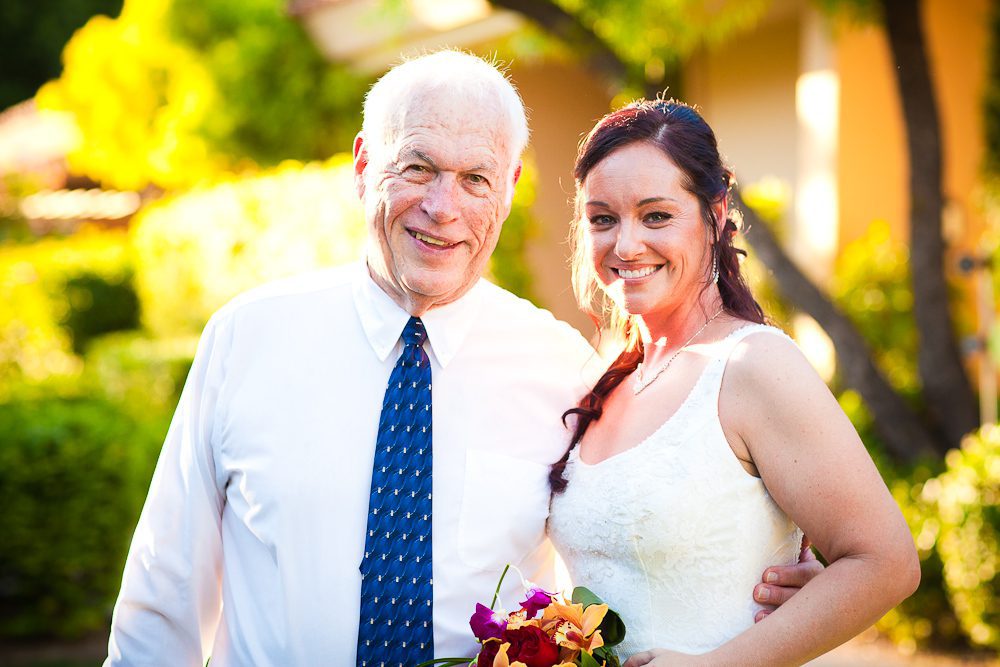 bride and father of the groom